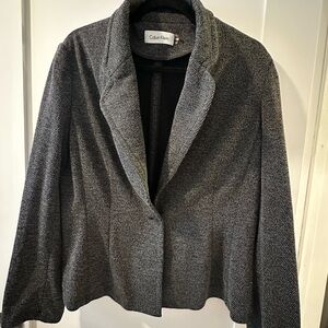 Calvin Klein Women's Charcoal Blazer